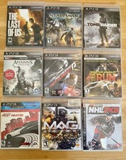 Lot Of 9 PS3 Games - The Last Of Us, Need For Speed Most Wanted, Tomb Raider…….