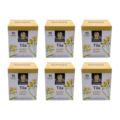 Carmencita Tila. Linden Flower Herbal Tea   Pack of 6  (0.42 oz)