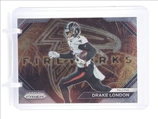 DRAKE LONDON 2023 PANINI PRIZM FIREWORKS FOOTBALL BASE FALCONS Q5454