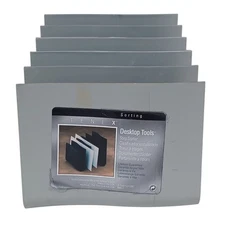 Tenex Desktop Tools Step Sorter 6 Slot Gray File Mail Organizer Holder USA