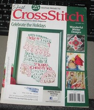 Just CrossStitch Celebrate the Holidays Cross Stitch Magazine Dec 2015