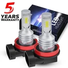H11 LED Headlight Super Bright Bulbs Kit 6500K White 60000LM High/Low Beam