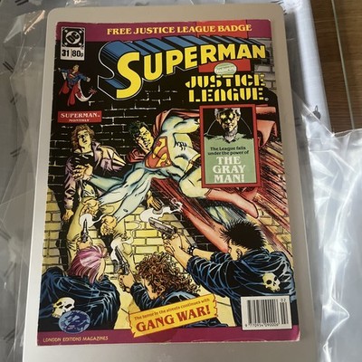 DC Comics Superman UK #31 (1990) London Editions (Kevin Maguire)