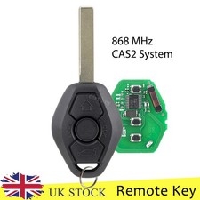 868MHz CAS2 Remote Key Fob 3 Button ID46 Chip For BMW 3 5 7 Series Z3 E61 E62 X3