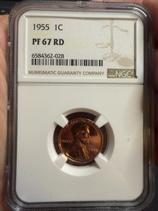 1955 1C PF 67 RD NGC #3800
