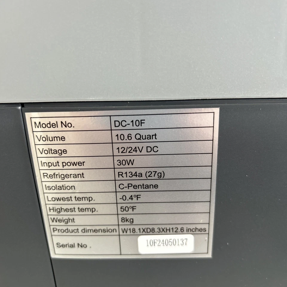 Portable Fridge Freezer Portable Refrigerator for Car 12V Refrigerator Car Co... - Image 3 of 4