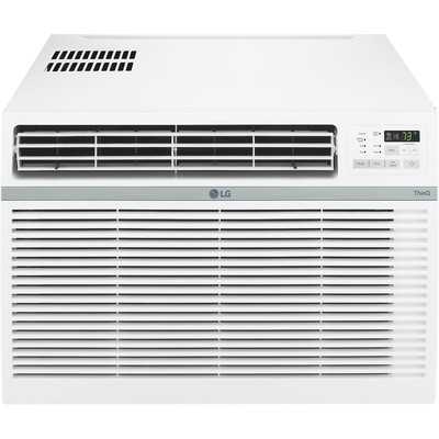 LG Electronics 18 000 BTU Window Smart Air Conditioner with Remote White (