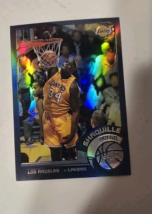 2002-03 Topps Chrome SHAQUILLE O'NEAL Refractor #1 - Los Angeles Lakers NM/M