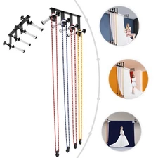 Backdrop Holder Wall Mount 4 Roller Photography Background Support System NEW US