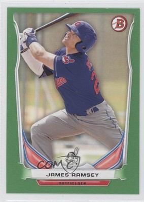 2014 Bowman Draft Top Prospects Green 5/75 James Ramsey #TP-68 0l2