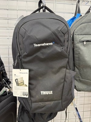 Thule Black Backpack with Teamshares Logo