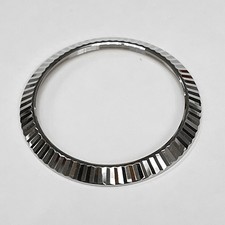 ROLEX ORIGINAL AUTHENTIC FLUTED BEZEL FOR 41MM 18K WHITE GOLD MODEL#116300 11.9G