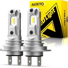 H7 Car Led Headlight 100w Globes Bulbs Kit 6500k Xenon White Beam Lamps New