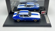 Cool1/43 Ford Capri 2600 Rs Die-casting Blue and White Color Matching Car Model