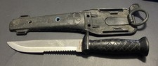 Aqua Lung Divers Knife With Sheath