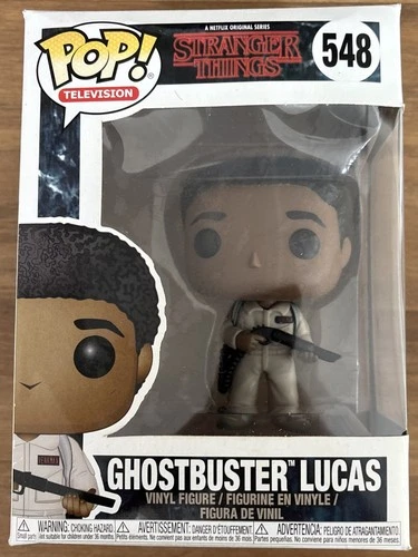 Funko Pop! Television Stranger Things Ghostbuster Lucas Vinyl Figure #548