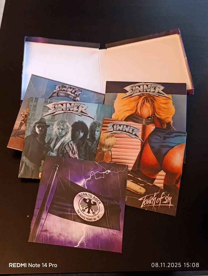 SINNER - Born To Rock : The Noise Years '84-'87  (4-CD) BOXSET - Bild 2 von 3