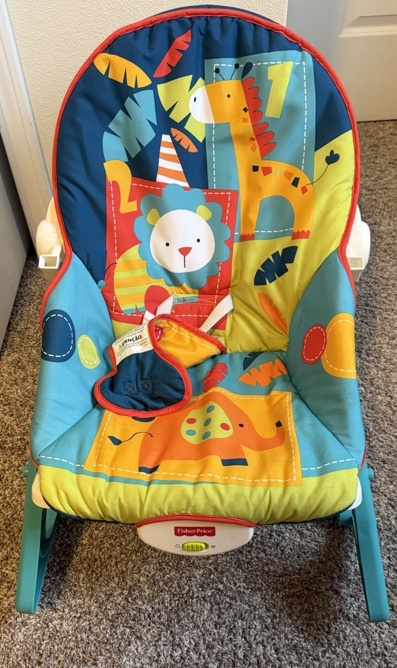 Fisher Price Bouncer Circus Rocker Baby Toddler and Vibrations Infant Seat