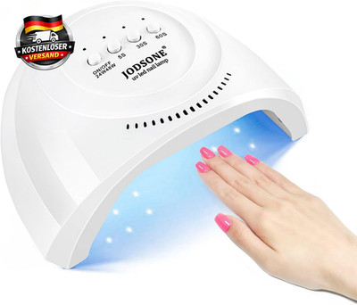 UV-Nagellampe für Gel- und UV-Lacke, automatische Sensoren, 3 Timer, langlebig