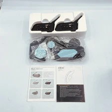 V6 Pro Motorcycle Bluetooth Headset, 2 Riders Intercom Bluetooth 5.1 Helmet2pack