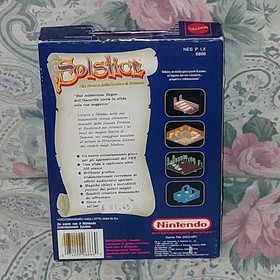 SOLSTICE. NINTENDO. NES. MATTEL. 