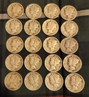 High Grade Lot of (20)  13 x1 936 And 7 x 1927 Mercury Dime Collection.