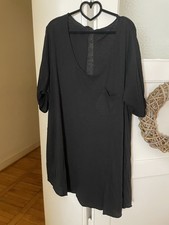 h&m Tunika SOMMER A-Symmetrisch ECHT SCHRÄG 😆 schwarz LAGENLOOK Shirt Gr 56 58