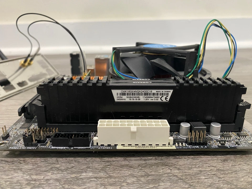 Intel CPU, AsRock MB, Corsair LPX RAM, Cooler Computer Bundle, Working, Tested - Image 4 of 4