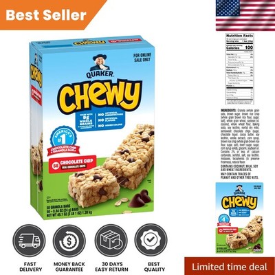 Family Favorite Chewy Granola Bars, Chocolate Chip - 58 Count, No Preservatives