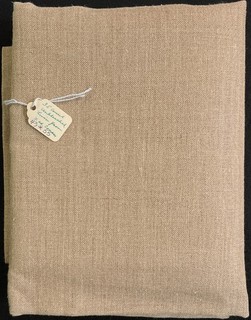 1x XStitch FABRIC: 35ct Unbranded Natural Brown Linen (43 x 55") GS307