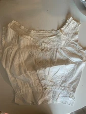 antique white blouse