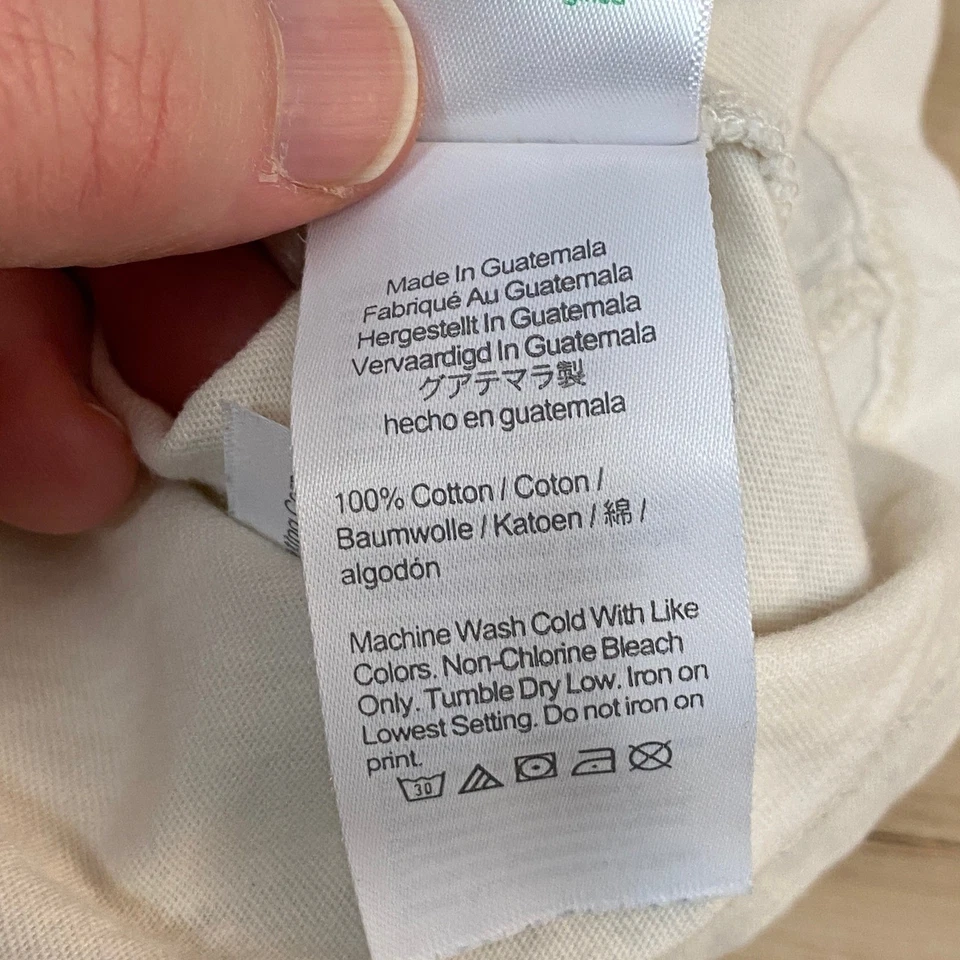 Crewcuts Kids White Long Sleeve T Shirt Dog Happy Camper Graphic Print Small 6 7 - Image 4 of 4