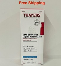 Thayers Soak It Up 80hr Liquid Facial Moisturizer 2.5 fl oz Normal To Dry Skin