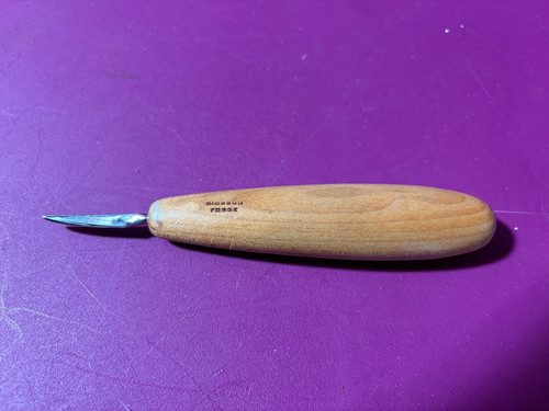 RARE Diobsud Forge 1-3/8" Upsweep Blade Wood Carving Detail Knife in VGC!
