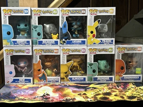 Funko Pop! Pokémon Lot Of 9!