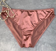 NEW Glossy Secret Stretch Satin 1X 8 Hi Cut Bikini Panties Plus Sz 2nd Skin