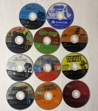 Lot Of 11 GameCube Games Rated E Includes Laser line CD/DVD Portable Case