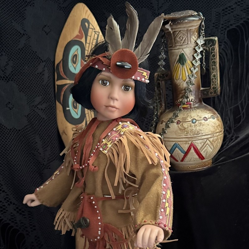 Paranormal Doll Native American  Spirit Vessel Ancestral Work Salish Pacific NW