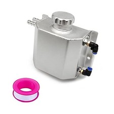 Universal Coolant Reservoir Overflow Tank 1l Aluminum Coolant 1L silver