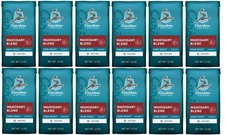 Caribou Coffee Mahogany Blend Ground Coffee Medium Roast, 12 Bags, 07/27/2026