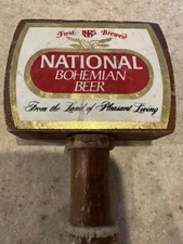 Vintage National Bohemian Natty Boh Mini Short Beer Tap Handle Bar Retro MCM