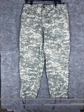 Vintage Rothco Camo Cargo Pants Men’s Size Medium 32x29 Short Green Button  