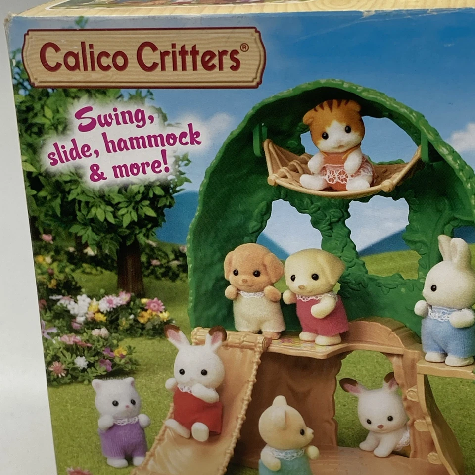 Epoch CALICO CRITTERS #CC1791 Baby Tree House With Luke Hazelnut Chipmunk New - Image 3 of 4
