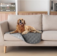 Waterproof Dog Bed Cover Blanket, Soft Reversible Pet Blanket, Washable Leakproo