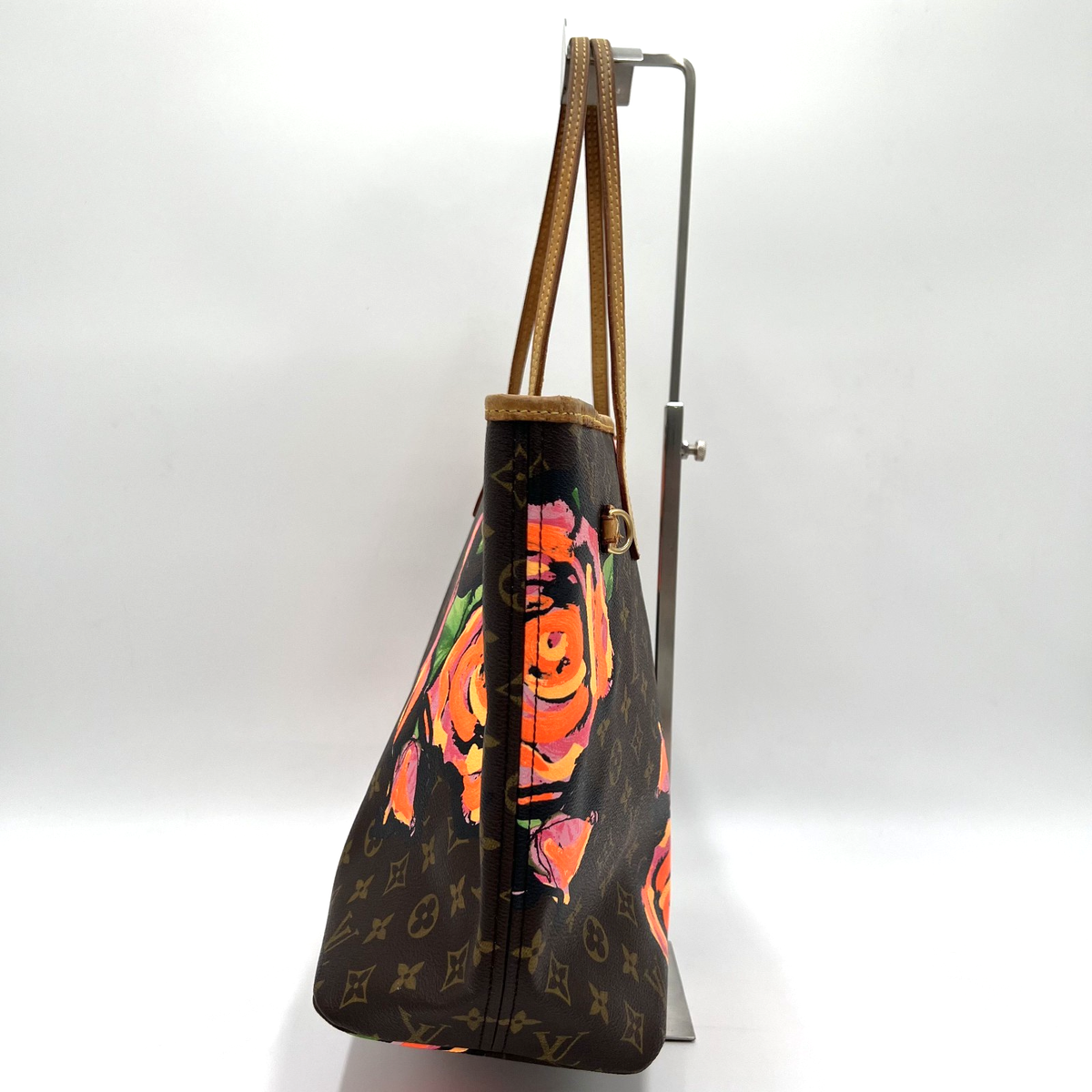 Louis Vuitton Neverfull MM Monogram Rose M48613 Tote Bag USED