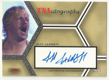 2008 TRISTAR TNA IMPACT  WRESTLING  - JEFF JARRETT AUTOGRAPH - TNAUTOGRAPH -A-JJ