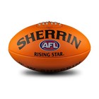 Sherrin AFL Rising Star Split Leather Recreational Football Size 2 Orange