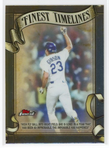 2026 Topps Finest Kirk Gibson Base (RAW)