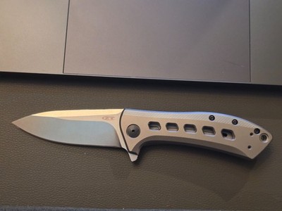 Zero Tolerance 0801TI ZT Flipper s35VN Titanium