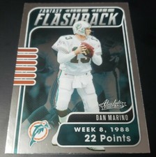 2020 Panini Absolute Football Dan Marino Fantasy Flashback Insert Miami Dolphins